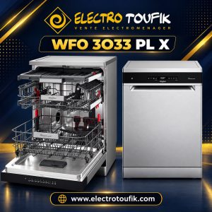 WHIRPOOL LAVE-VAISSELLE A+++ 14C 11P WFO3O33PLX