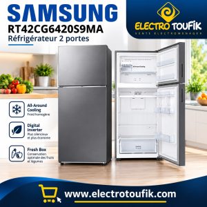 SAMSUNG REF 560L 411L NET INOX NF RT42CG6420S9MA