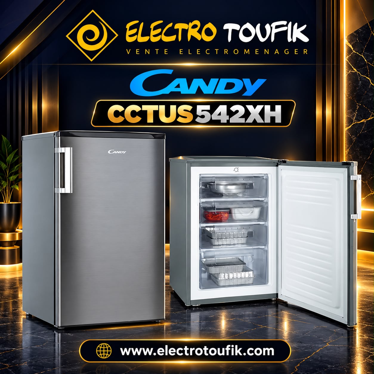 CANDY CONG VER 85L INOX 4T CCTUS 542XH