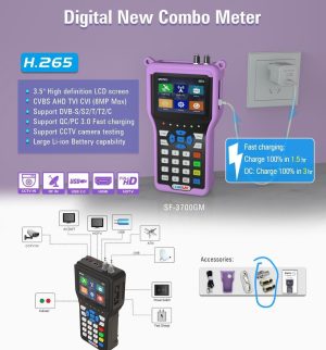 TIGER Nouveau compteur combiné numérique SF-3700GM