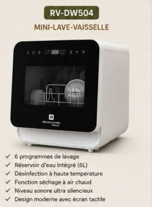 REVOLUTION LAVE-VAISSELE 6P RV-DW504