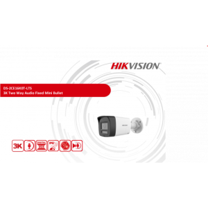 HIKVISION CAM 3K TWO-WAY AUDIO ETANCHE DS-2CE16K0T-LTS
