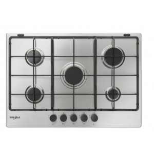 WHIRPOOL PLAQUE 5 FEU INOX 70CM TGM750/IX