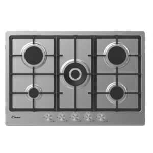 CANDY PLAQUE 70CM 5F INOX FONTE CHG74WPX-MAR