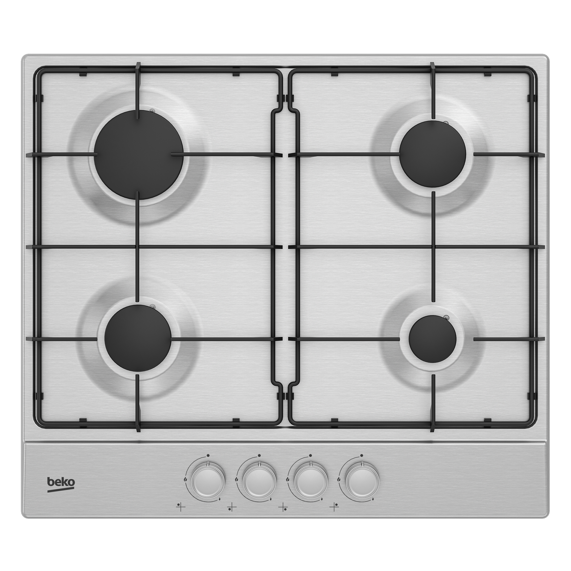 BEKO PLAQUE 4F INOX 60CM HIAG64223SX – Image 2