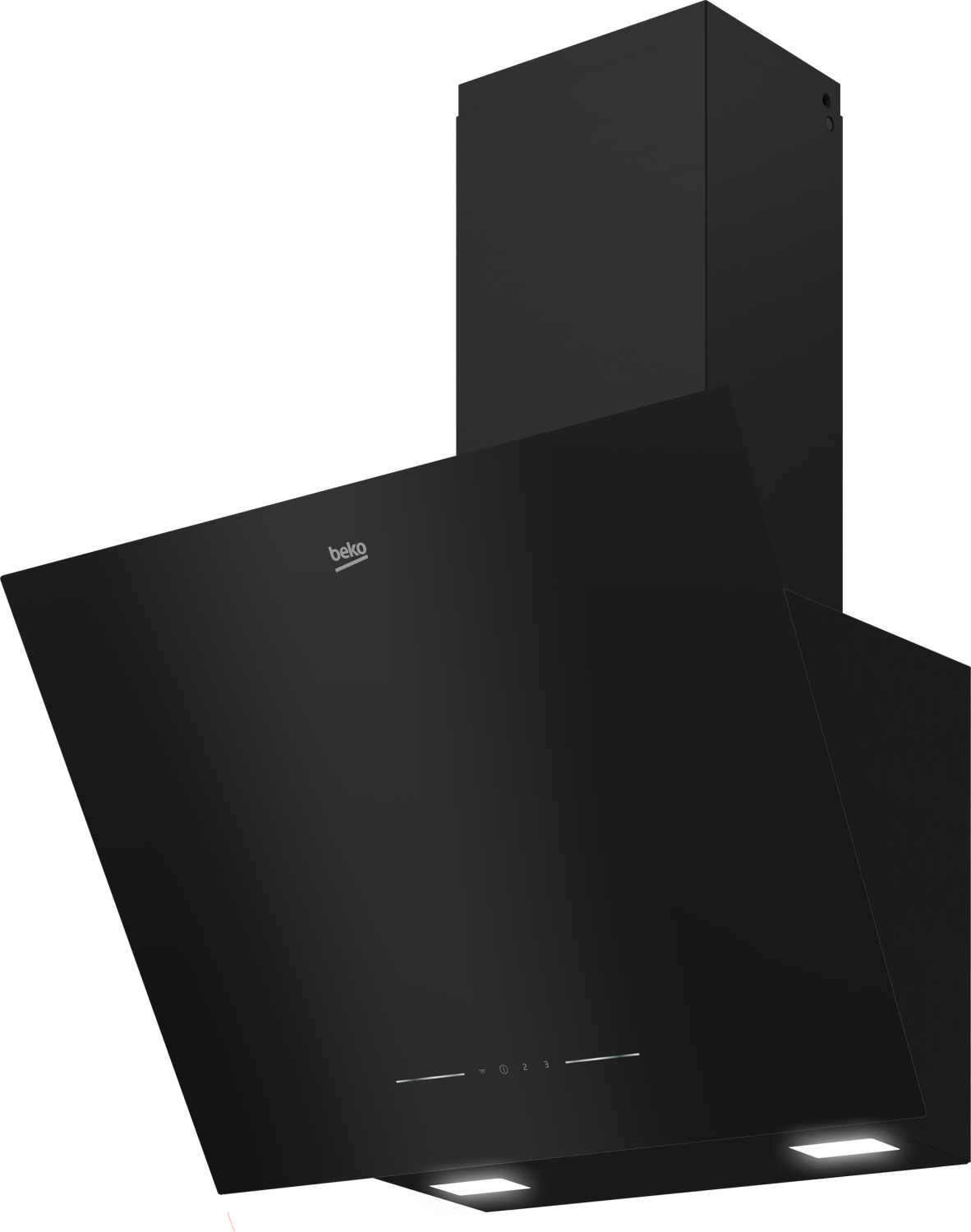 BEKO HOTTE DECORATIVE 60CM NOIR BHCA62442BBH – Image 2
