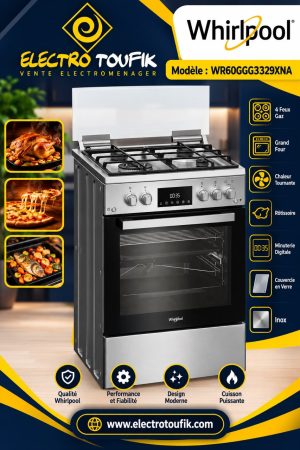 WHIRPOOL CUIS 4FEU INOX WR60GGG33229XNA