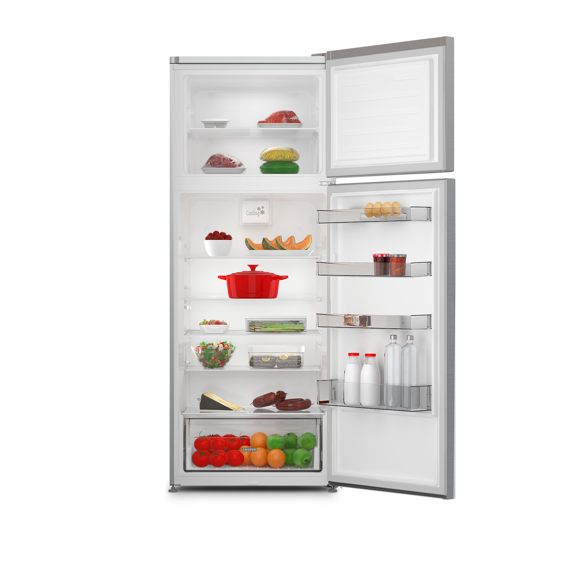 WHIRPOOL REF 480L/406L NET SILVER NF WTMF700460XNA – Image 2