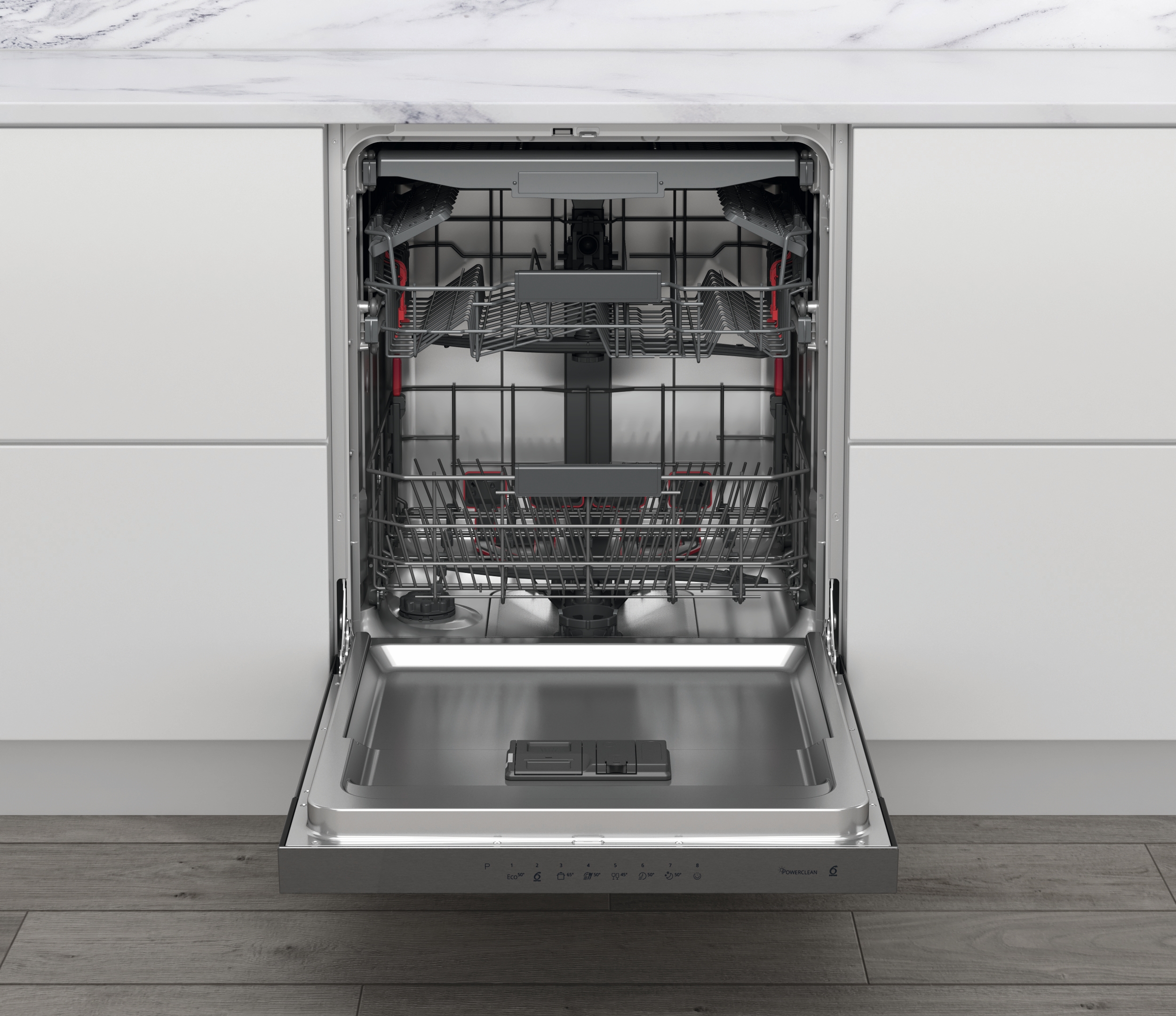 WHIRPOOL LAV ENCASTRABLE 14C 6 SENS A3+ WBC3C34PFX – Image 2