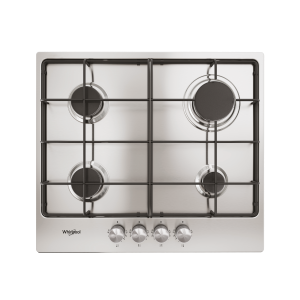 WHIRPOOL PLAQUE 4 FEU.INOX 60CM TGML650IX