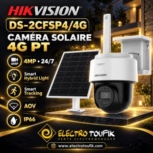 HIKVISION CAM 4MP SOLAR 4G 24/7 DS-2CFSP4/4G